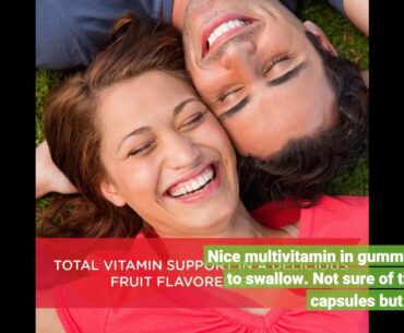 Review: Vitaburst Adult Strong Multivitamin Gummies - Delicious Chewable Immune Support Gummies...