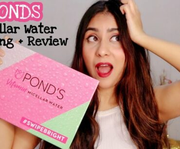 New Ponds Vitamin Micellar Water Review and Unboxing| Beauty Fashion and Me