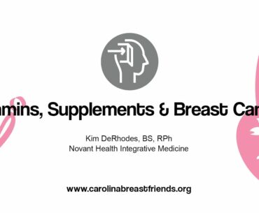 Virtual Pink House: Vitamins, Supplements & Breast Cancer