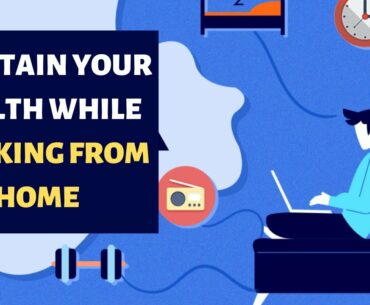 how to look after your health and fitness when working from home