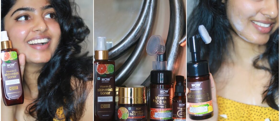 WOW Vitamin C skin care range Honest Review| Doctor Ruchita