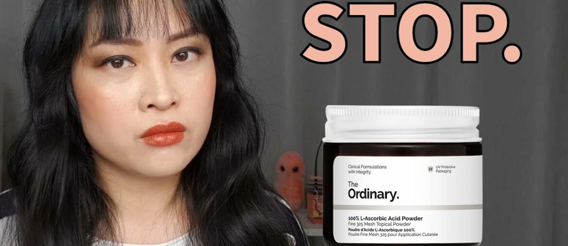 Not Good: The Ordinary's Niacinamide and L-Ascorbic Acid Powders | Lab Muffin Beauty Science