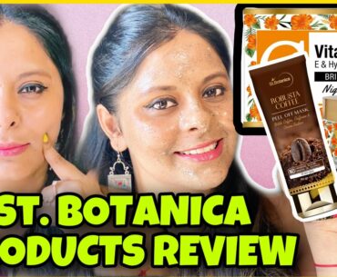 ST. BOTANICA PRODUCTS REVIEW | St. Botanica VITAMIN C NIGHT CREAM Full Review & COFFEE PEEL OFF MASK