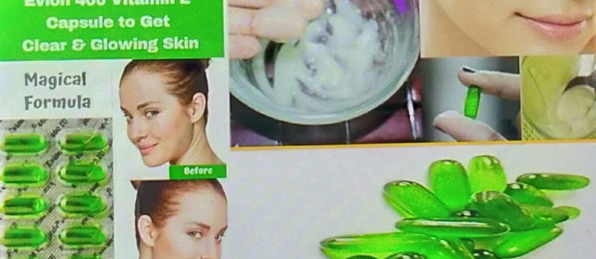 Vitamin e face pack for glowing skin