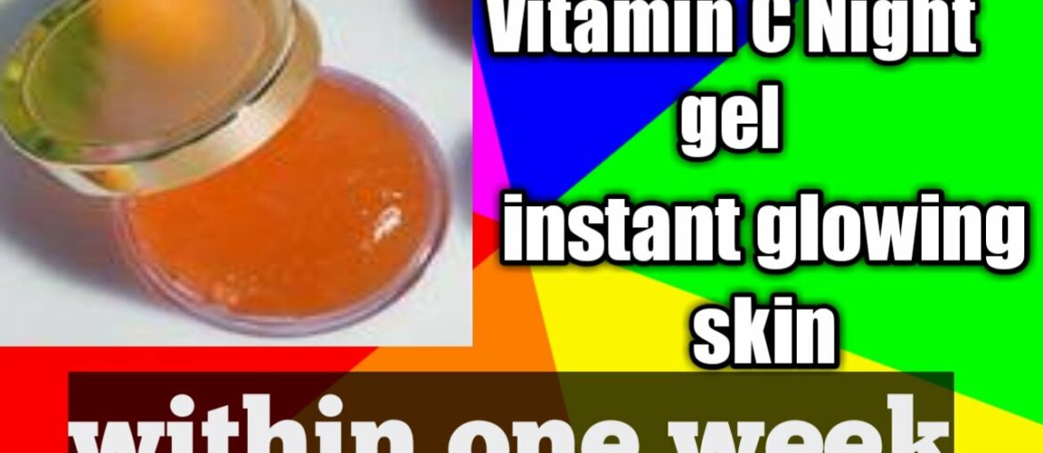 vitamin c night cream for glowing skin