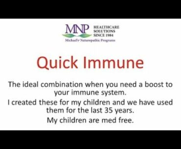 Quick Immune Response: My very first product that started the company