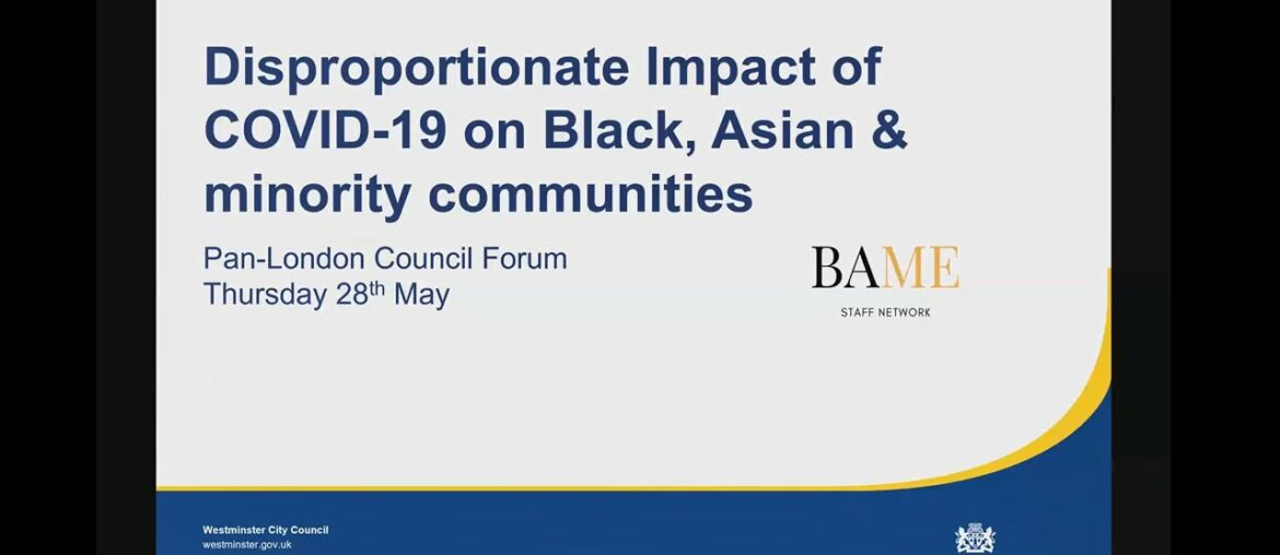 A look into the disproportionate impact of COVID19 on Black, Asian and minority communities