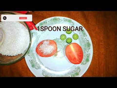 NATURAL BEAUTY TIPS || TOMATO FACIAL SCRUB | REMOVES SUN TAN AND PIGMENTATION ||...