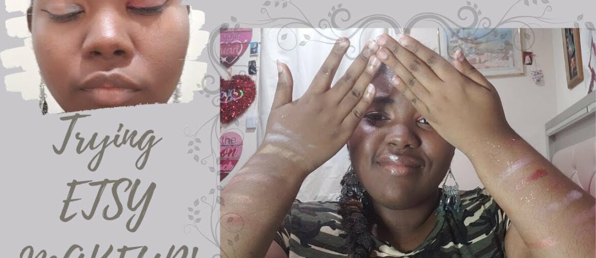 Trying ETSY MAKEUP! Nuview and Addictive Cosmetics