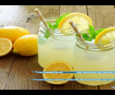 Health Benefits of Lemons