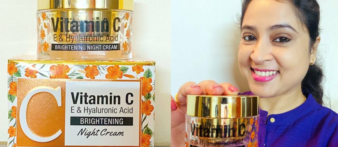 St Botanica Vitamin C Night Cream || Vitamin C Cream For Bright & Glowing Skin || Smile With Shrabs