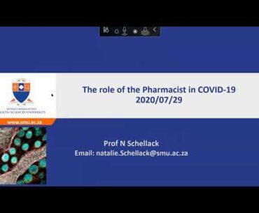 Pharmacy COVID-19 Dialogue - Webinar 9