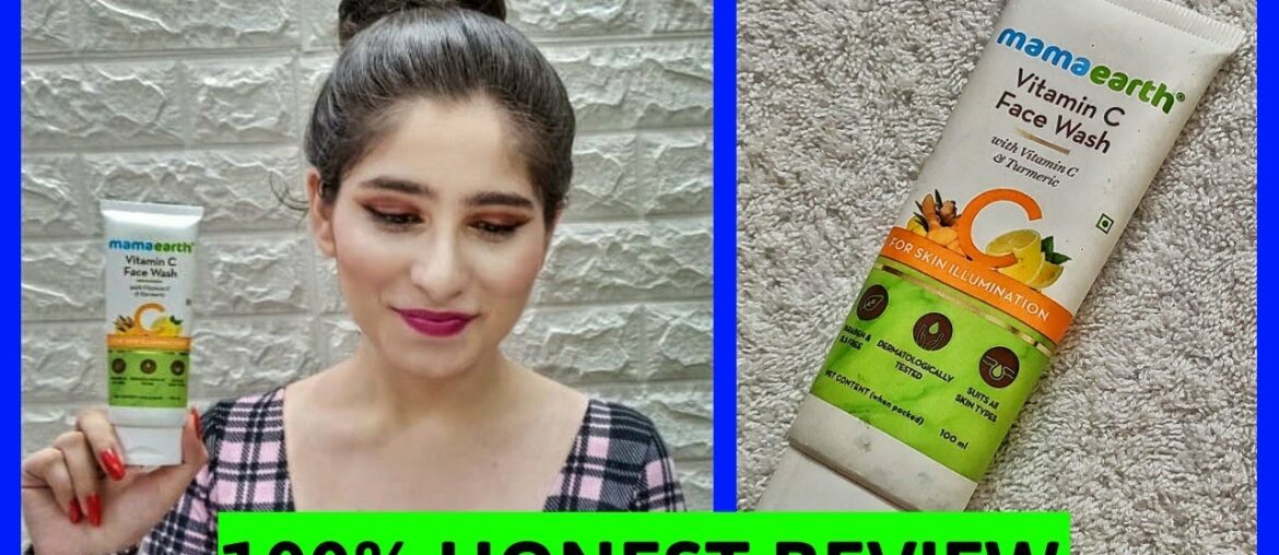 Mamaearth Vitamin C facewash (2020) | 100% honest review with pros and cons | The Kaur Blog TV