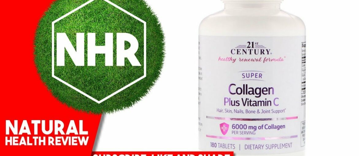 21st Century, Super Collagen Plus Vitamin C, 6,000 mg, 180 Tablets