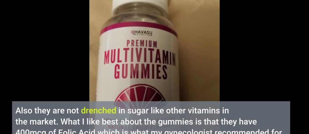 Review: Havasu Nutrition Multivitamin Gummies for Men and Women with Vitamin A, C, D3, E, B6, B...