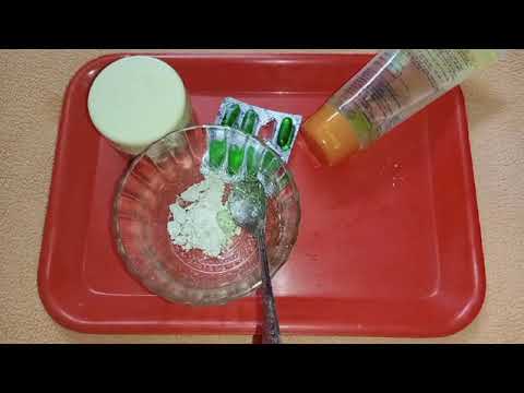 Vitamin E capsule face mask for skin whitening,dark circles,acne