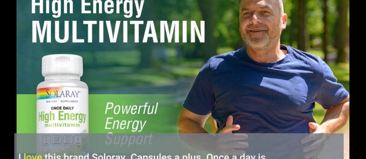 Review: Solaray Once Daily High Energy Multivitamin  Supports Immunity & Energy