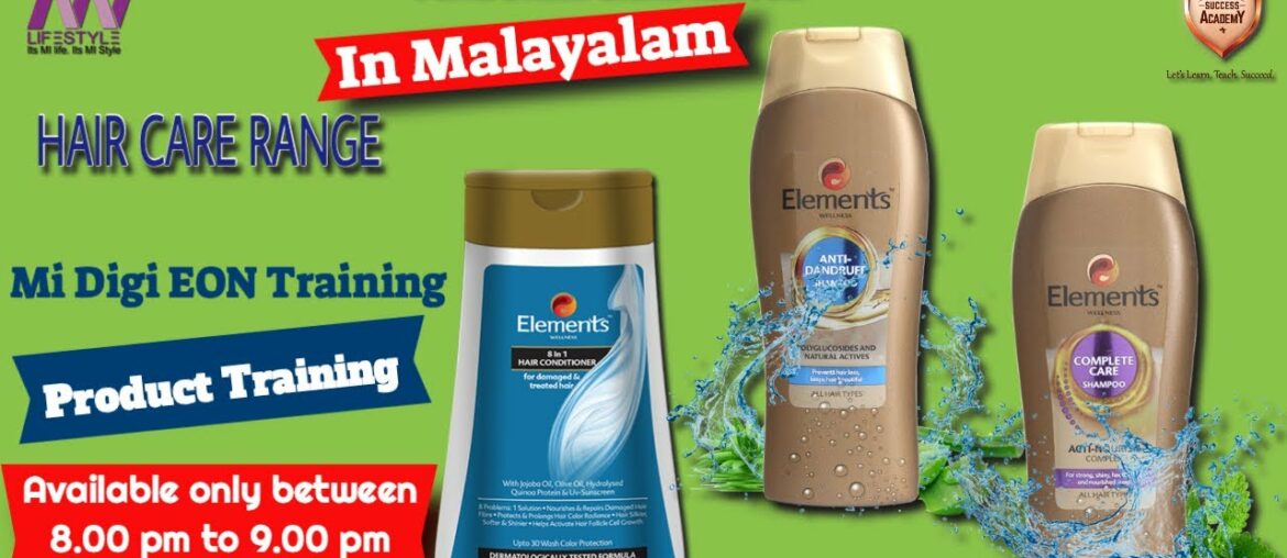 In Malayalam - Hair Care Range - By Elements Wellness