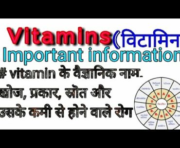Vitamins | All important questions for vitamin | use and sources