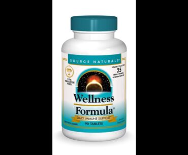 Source Naturals Wellness Formula Bio-Aligned Vitamins & Herbal Defense - Immune System Support...