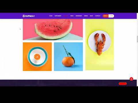 Supmax - Health and Supplement WordPress Theme product nutrition Website Builder