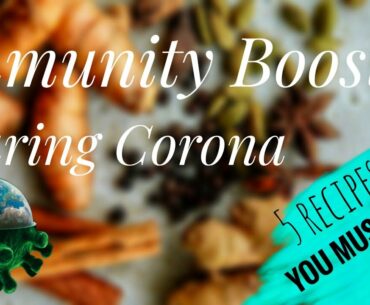 Immunity Boosters For Corona | Corona Time Recipes | Liquid Diet For Corona