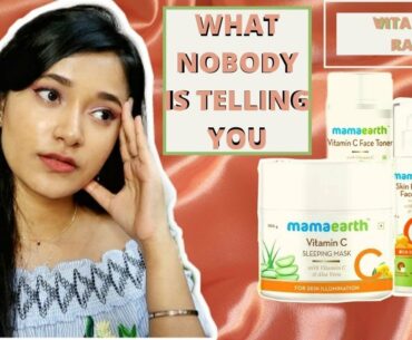 Truth of Ingredient List- Mamaearth Vitamin C Range