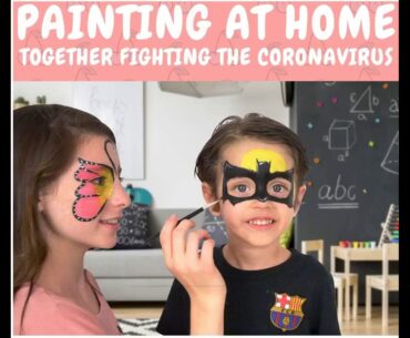 Face painting kits. Free 40 Stencils Included. Used for body painting, parties, Halloween or ki...