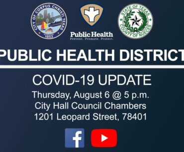 Public Health District Covid-19 Update August 6, 2020