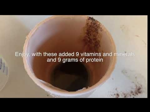 Unique Vitamin/Protein Supplement For Hot Liquids