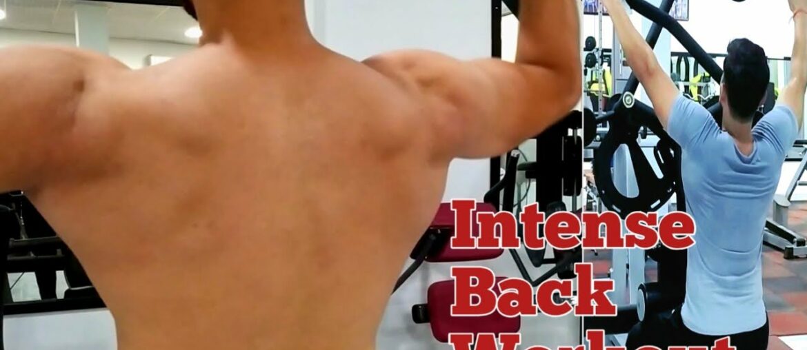 Intense Back Workout | Back Workout | Back Exercises | How to get V tapper Back