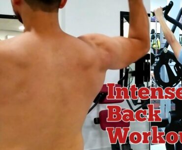 Intense Back Workout | Back Workout | Back Exercises | How to get V tapper Back