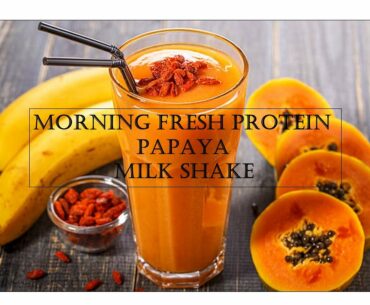 Papaya protein milk shake | Papaya milk shake recipe | workout juice | Beauty juice | Healthy juice