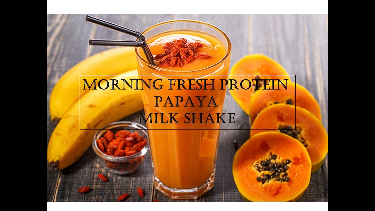 Papaya protein milk shake | Papaya milk shake recipe | workout juice | Beauty juice | Healthy juice