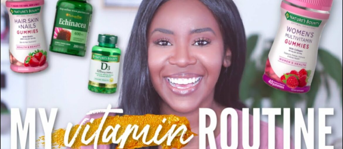 My BEGINNER'S Vitamin Collection + Routine