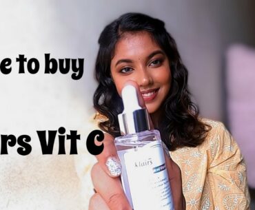 Where To Shop Klairs Vitamin C In India | Best Vitamin C Serum