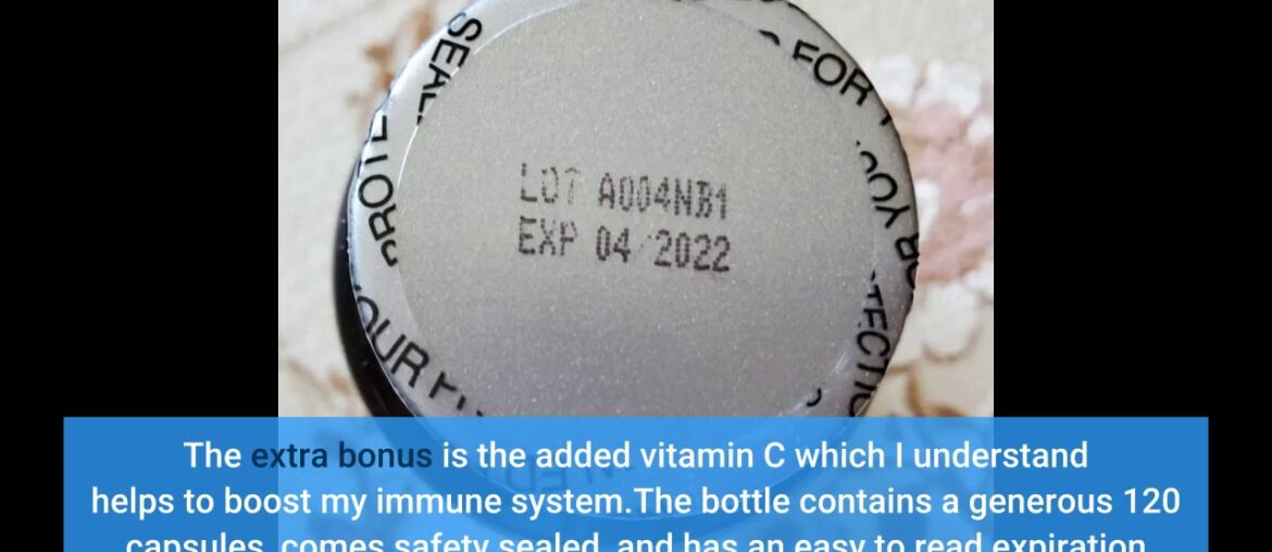 Sambucus Elderberry Capsules Immune Support, with Zinc and Vitamin C, 500mg,120 Capsules, Immun...