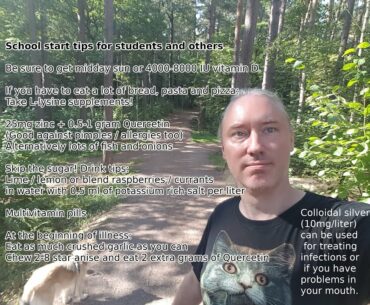 Prepare the immune system for school start! Cinnamon against diabetes. Fun stuff