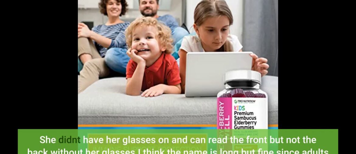 Premium Fresh Elderberry Gummies  Zinc & Vitamin C