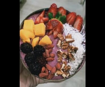 Immune system booster smoothie bowl