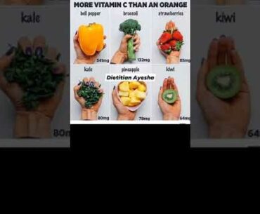 Vitamin  C rich food