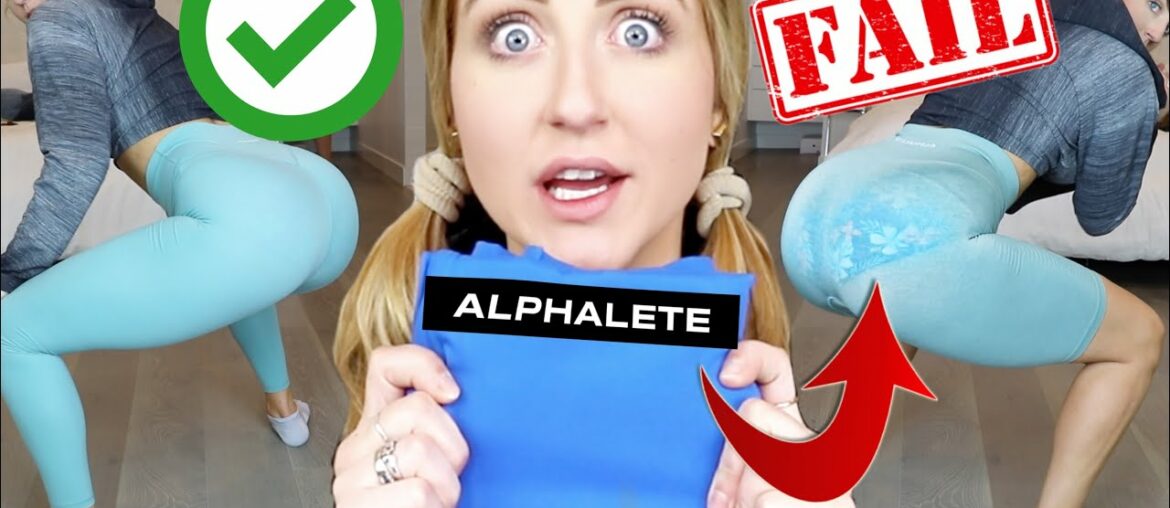 Squat Testing EVERY Alphalete Legging + EVERY Color! Summer 2020 Review