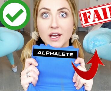 Squat Testing EVERY Alphalete Legging + EVERY Color! Summer 2020 Review