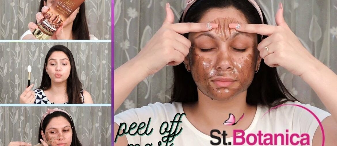 *HONEST REVIEW* St. Botanica PEEL OFF MASK & VITAMIN C night cream | Shivali Dewan