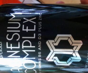 Magnesium Citrate Supplement with Zinc, Vitamin D & B6 - High Strength 180 Capsules - 1466mg Ma...