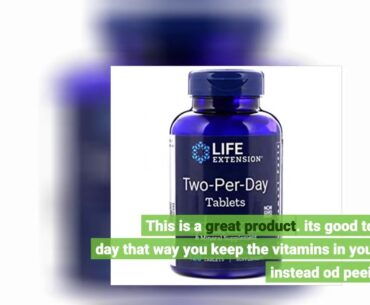 Life Extension Two Per Day (High Potency Multi-Vitamin & Mineral Supplement), 120 Tablets