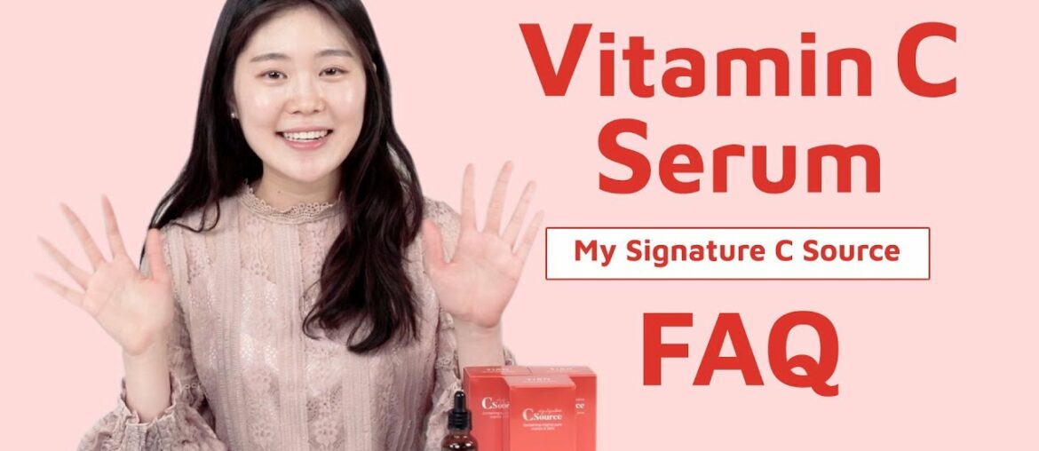 [TIA'M] My Signature C Source FAQ #1 ~ How to Use Vitamin C Serum~