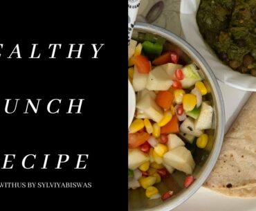 WHAT I EAT FOR LUNCH|HEALTHY LUNCH RECIPE| BONUS- QUICK SALAD RECIPE