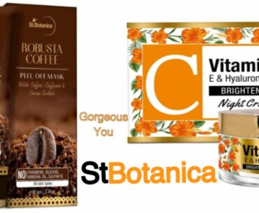 Trying St. Botanica Vitamin C Brightening Night Cream+ Coffee Peel off Mask|Review & Demo|Gorgeous Y