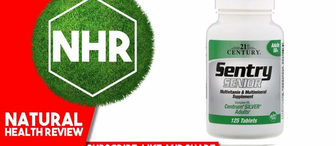 21st Century, Sentry Senior, Multivitamin & Multimineral Supplement, Adults 50+, 125 Tablets